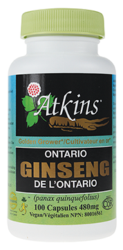 Ontario Ginseng, 100 Capsules