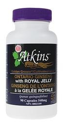Ontario Ginseng with Royal Jelly, 90 Capsules