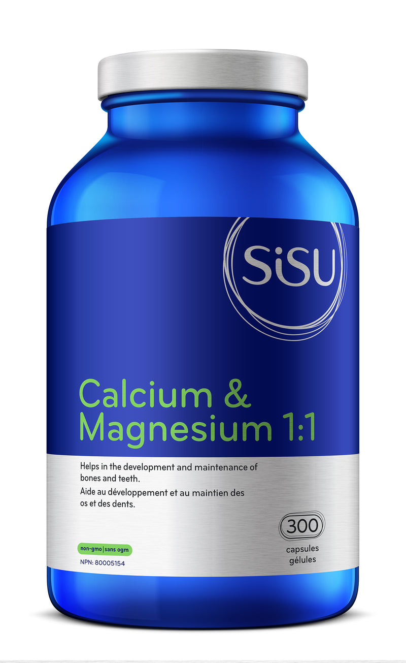 Calcium & Magnesium 1:1, 300 Capsules