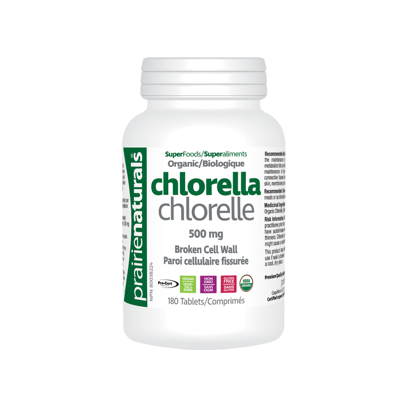 Organic Chlorella, 180 Tablets