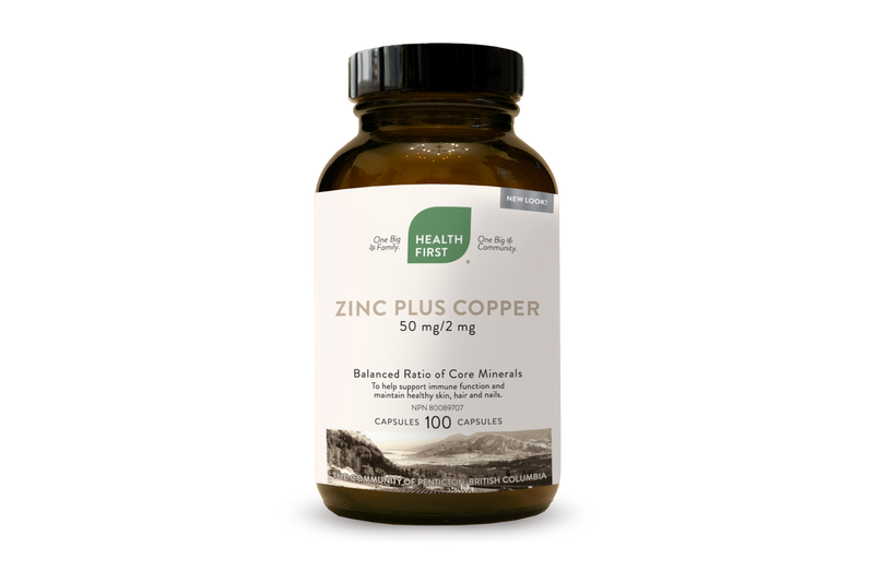 Zinc plus Copper, 100 Capsules