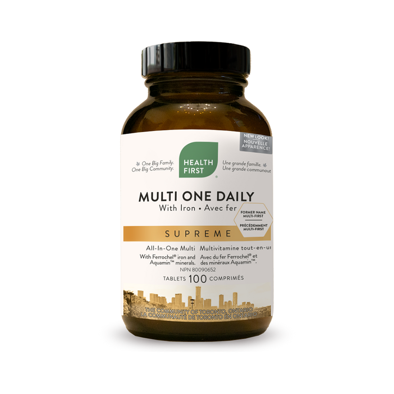 Multi One Daily with Iron Supreme, 100 Tablets