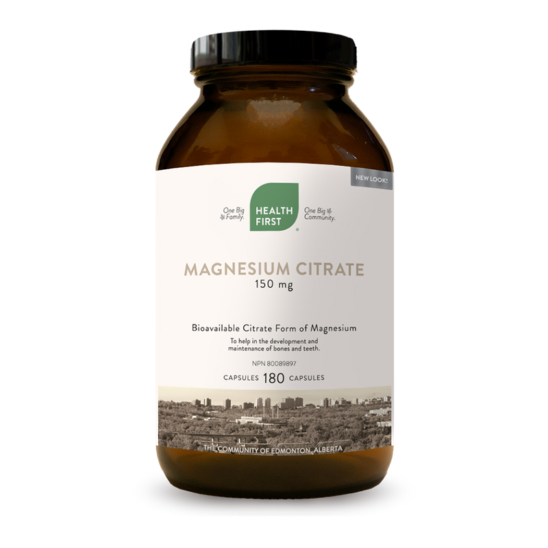 Magnesium Citrate, 180 Capsules