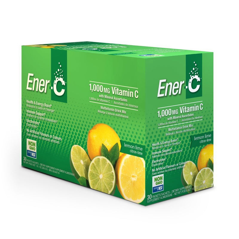 Vitamin C Drink Mix, Lemon Lime 30 pack