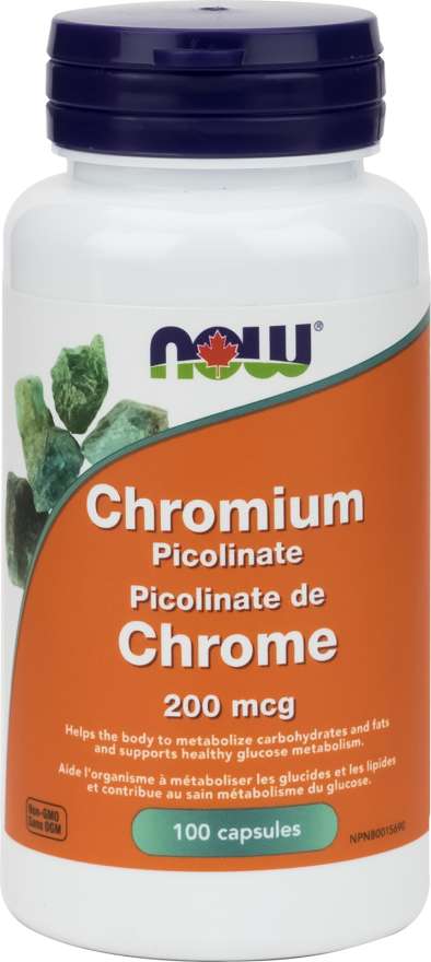 Chromium Picolinate 200mcg, 100 Capsules