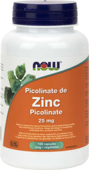 Zinc Picolinate 25mg, 100 Capsules
