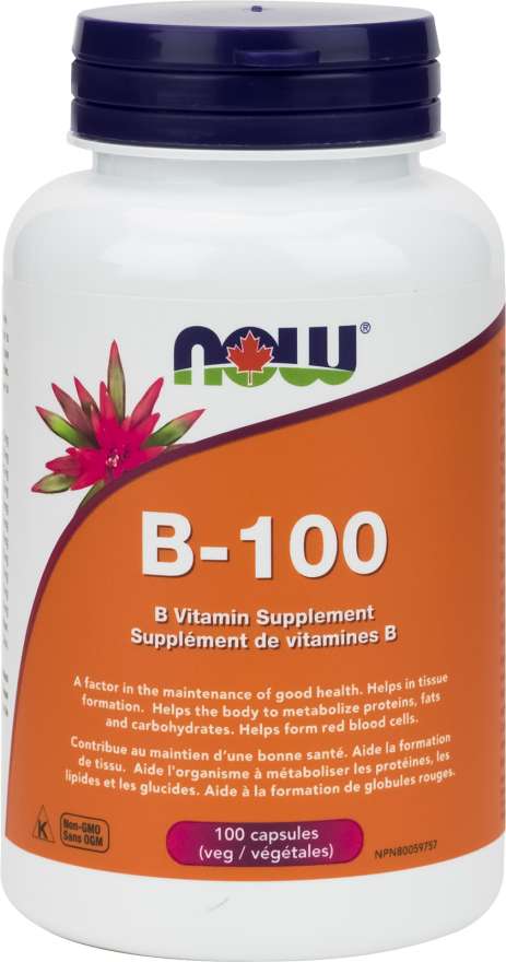 B-100 Complex, 100 Capsules