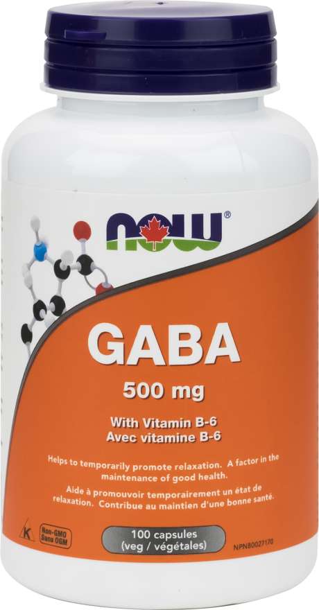 GABA 500mg, 100 Capsules