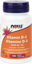 Vitamin D3 1000IU, 180 Chewable Lozenges