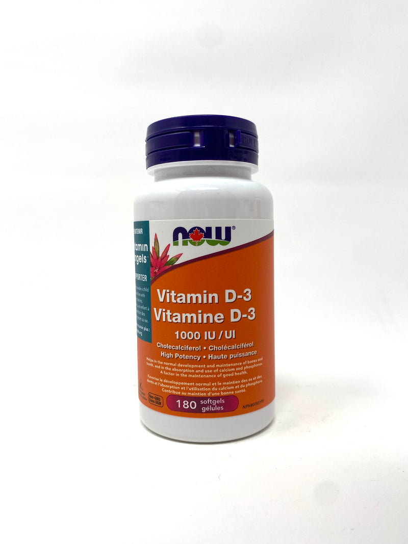 Vitamin D3, 180 Softgels