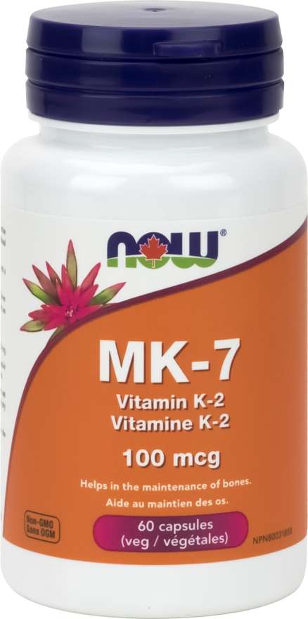 MK-7 Vitamin K2 100mcg, 60 Capsules