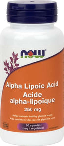 Alpha Lipoic Acid 250mg, 60 Capsules