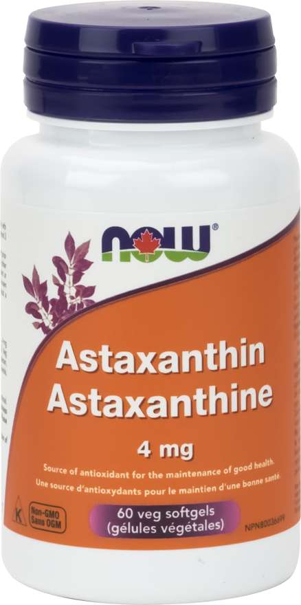 Astaxanthin 4mg, 60 Veg Softgels