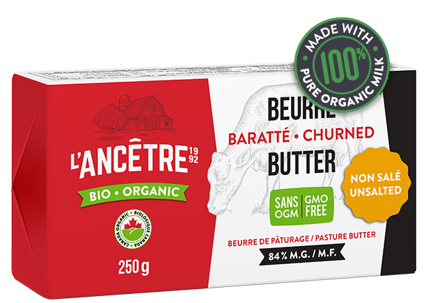 Organic Unsalted Butter, 250g