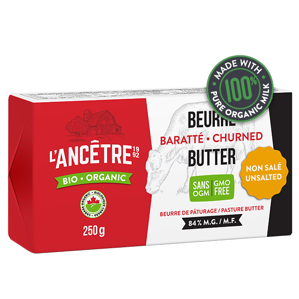 Organic Unsalted Butter, 250g