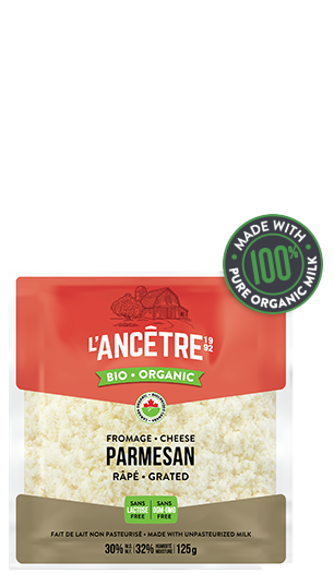 Organic Grated Parmesan Cheese, 125g