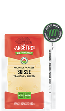 Organic Sliced Swiss Cheese, 180g