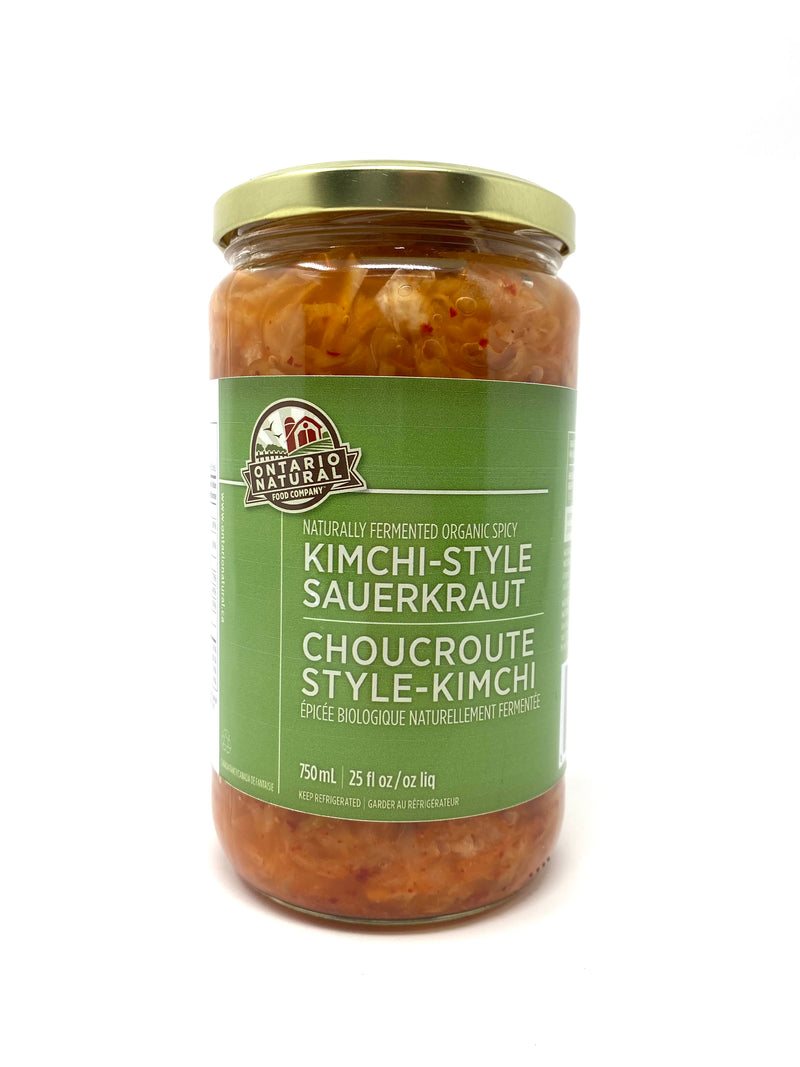 Organic Kimchi-Style Sauerkraut, 744mL
