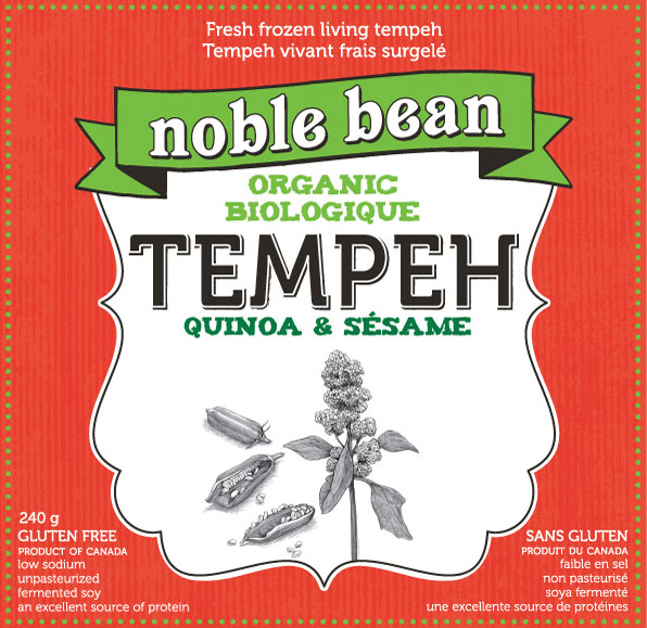 Organic Tempeh, Quinoa & Sesame 240g