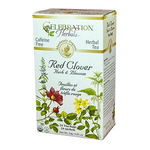 Organic Red Clover Herb & Blossom, 24 Tea bags