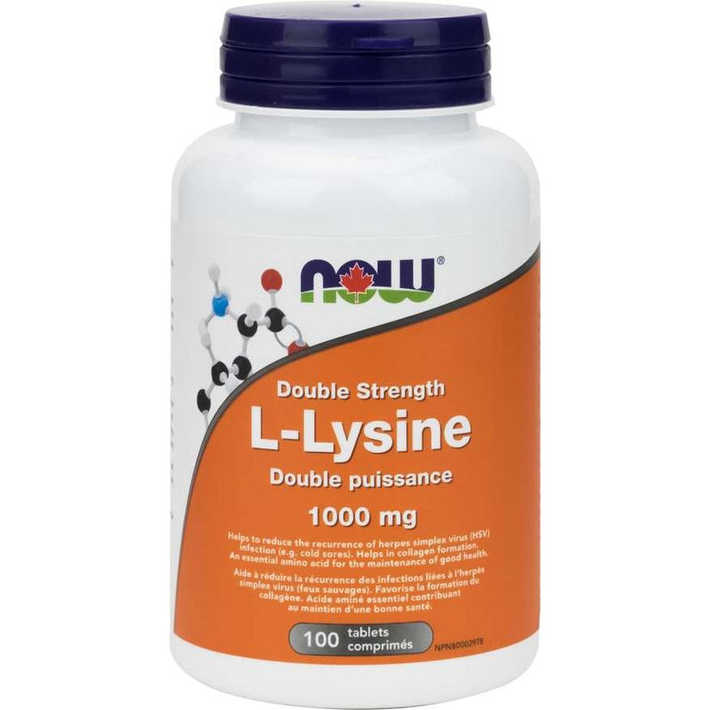 L-Lysine 1000mg, 100 Tablets