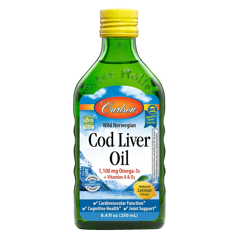 Cod Liver Oil, Lemon 250mL