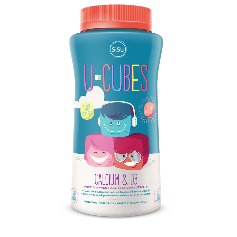 U-Cubes Calcium & D3, 120 Gummies