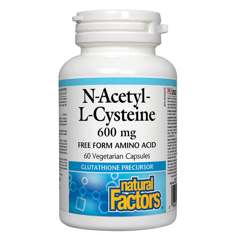 N-Acetyl-L-Cysteine 600mg, 60 Capsules