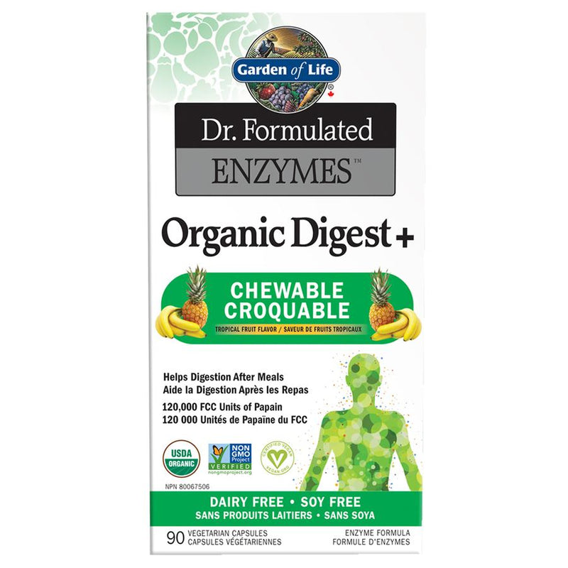Dr. Formulated Enzymes Organic Digest+, 90 Capsules