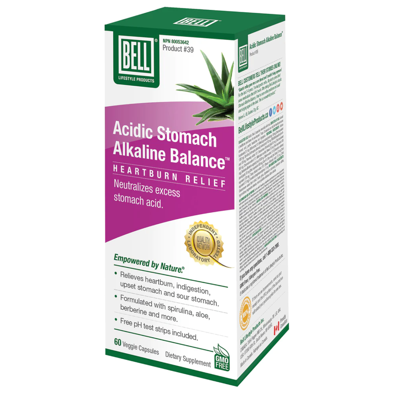 Acidic Stomach Alkaline Balance, 60 Capsules