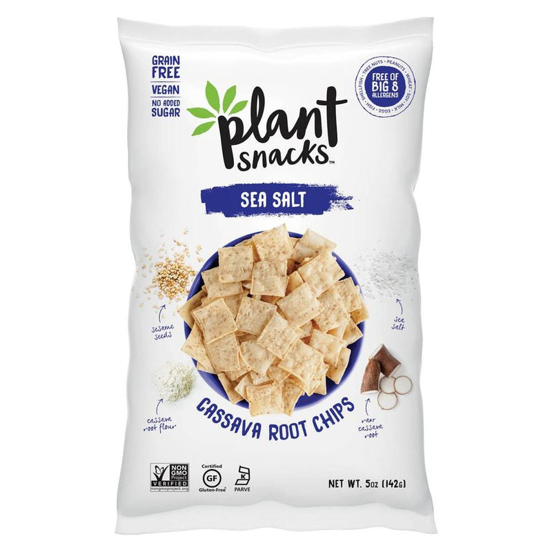 Sea Salt Grain-Free Cassava Chips, 142g
