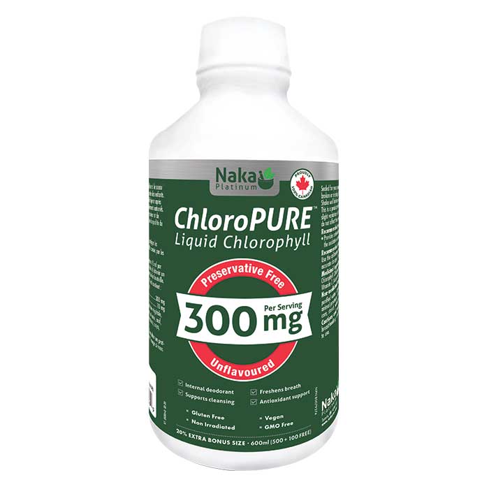 ChloroPURE Liquid Chlorophyll, 500mL+100mL