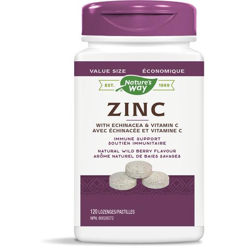 Zinc with Echinacea and Vitamin C, 120 Lozenges