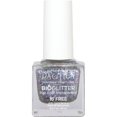 BioGlitter Translucent Topper Nail Polish, Fairy Dust, 15ml