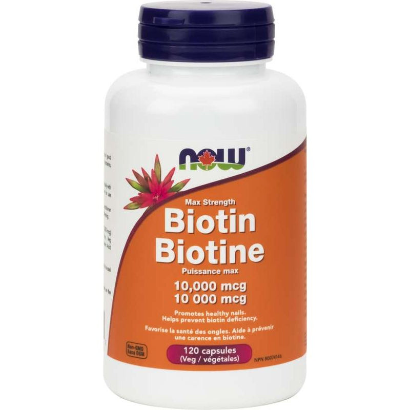 Biotin 10,000mcg, 120 vegecaps
