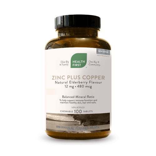 Zinc plus Copper, 100 Chewable Tablets