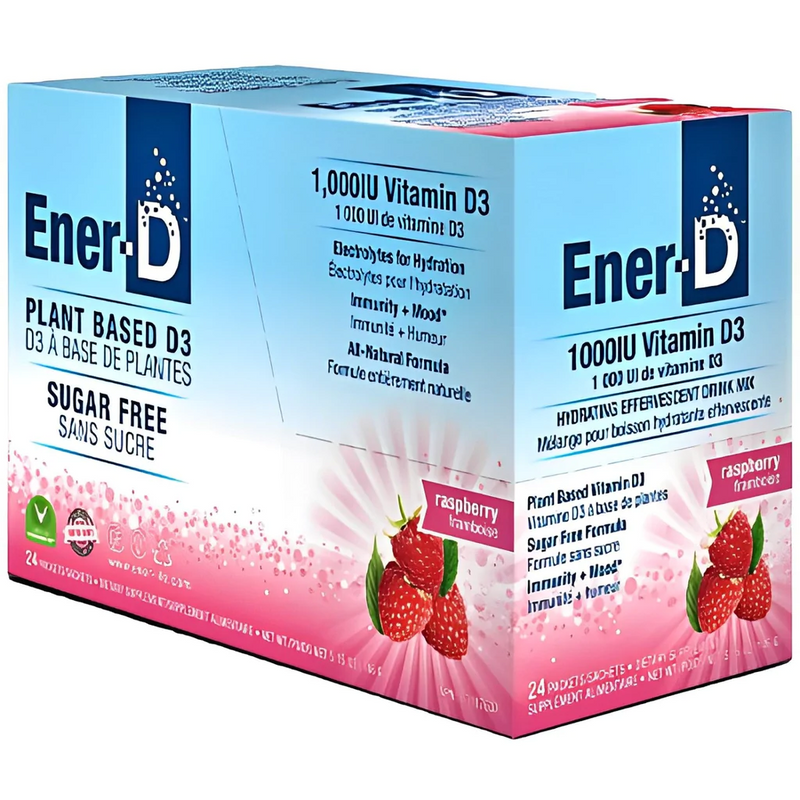 Ener-D Vitamin D, Raspberry 24 Packets