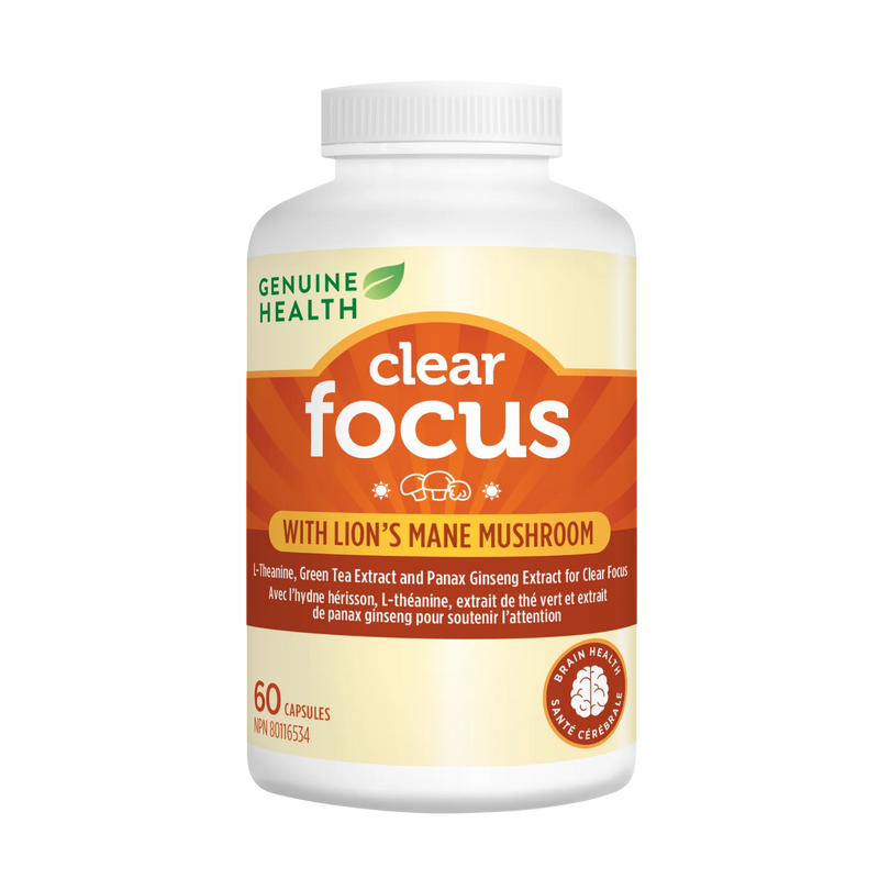 Clear Focus with Lion's Mane, 60 Capsules