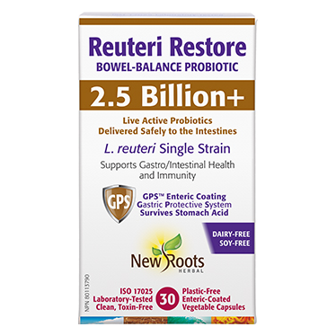 Reuteri Restore 2.5 Billion+, 30 Capsules