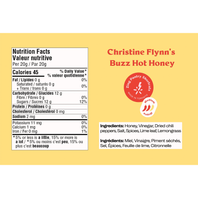 Buzz Hot Honey Condiment, 250g