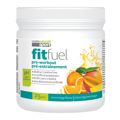 Fit Fuel Pre-Workout, Citrus Mango 213g