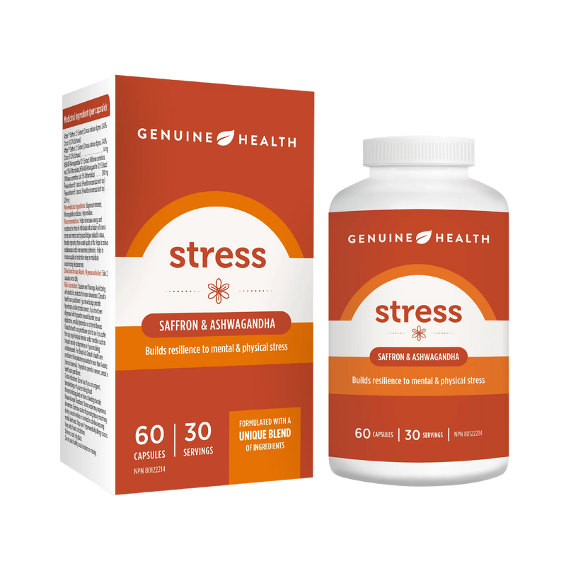 Stress with Saffron & Ashwagandha, 60 Capsules