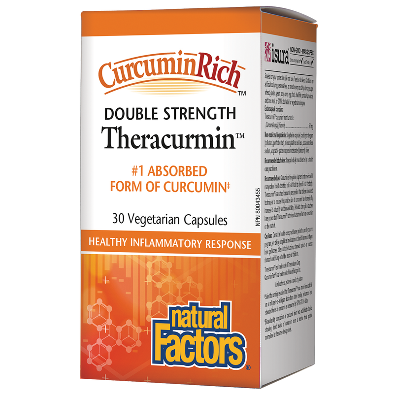 CurcuminRich Theracumin Double Strength, 30 Capsules