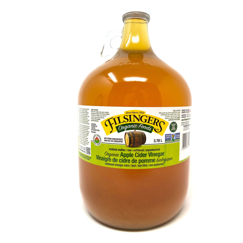 Organic Apple Cider Vinegar, 3.78L