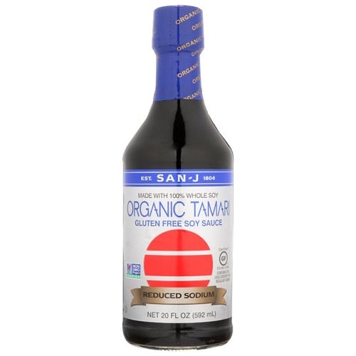 Organic Reduced Sodium Gluten-Free Tamari Soy Sauce, 592mL