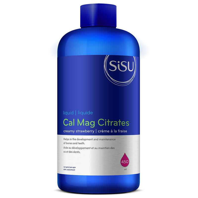 Calcium & Magnesium Citrates, Strawberry 450mL